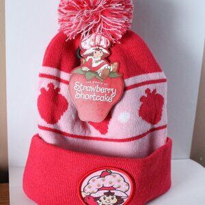 Strawberry Shortcake Knit Winter Hat O/S Adult